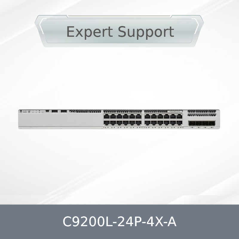 Neue Originalfabrik versiegelt C9200L-24p-4X-a 9200L 24-Port Poe + 4 X 1g Netzwerkvorteil Ciscos Switch C9200L-24p-4X-a