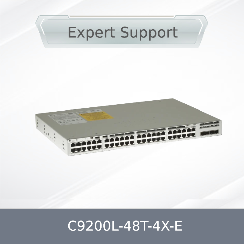 Neuer original C9200L-48t-4X-E Netzwerk-Switch, L3, verwaltet, 48 x 10/100/1000 + 4 x 10 Gigabit SFP+ (Uplink)