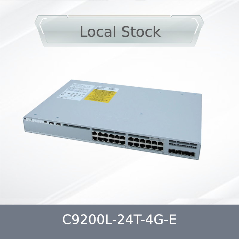 Hochleistungs-Switch C9200-24t-E Managed 24-Port-Switch für Hochleistungsnetze