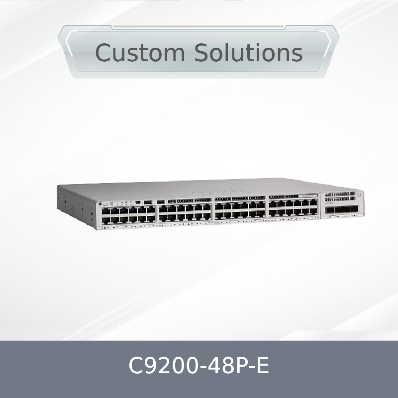 C9200-48p-E 48X 1g RJ45 Poe+Port Netzwerkschalter 48 Port Poe+Network Essentials mit X1 Wechselstromversorgung