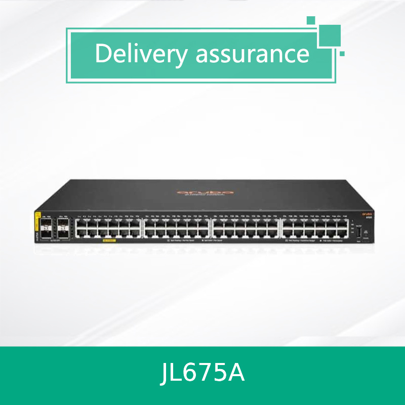 HPE Aruba CX 6100 JL675A 48-Port Gigabit PoE+ Switch | 370W Klasse 4 | 4x SFP+ | Managed Layer 2