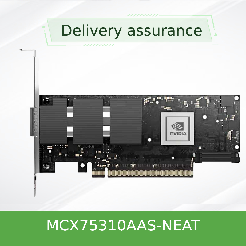Nvidia Connectx-7 Adapter MCX75310aas-Neat (900-9X766-003N-SQ0) Single-Port Osfp Infiniband: Ndr 400GB/S (Standardgeschwindigkeit) Ethernet: 400 GBE