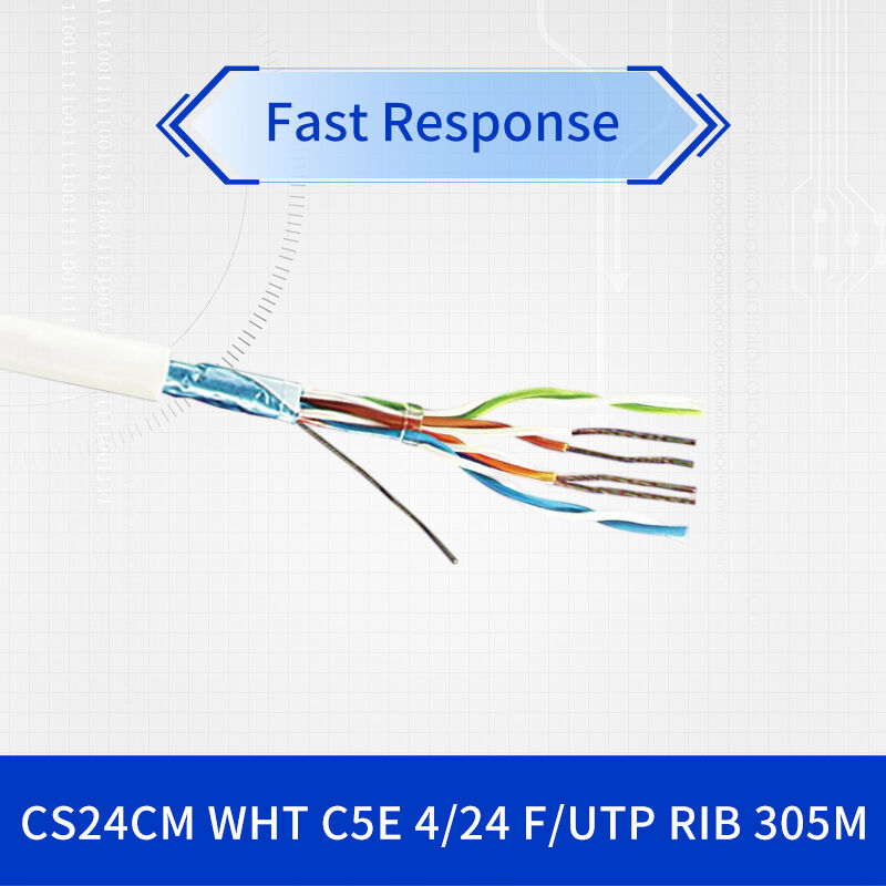 CommScope 305 Meter Category 5e F/UTP Cable with Foil Overall Shield and PVC Jacket for Reliable Networking
