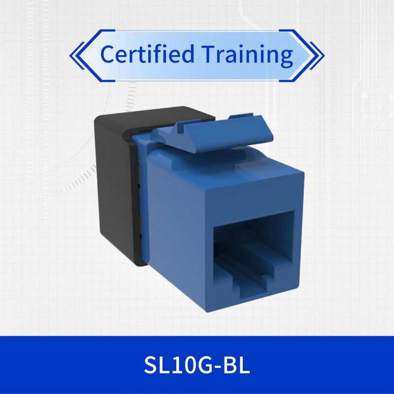 CommScope NETCONNECT SL10G-BL Category 6A Unshielded Modular Jack with 10GbE Support and UL 94 V-0 Rating