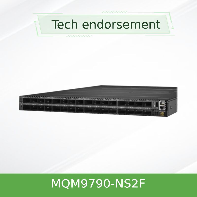 NVIDIA Quantum-2 MQM9790-NS2F 64-Port 400Gb/s InfiniBand Smart Switch – 51,2 Tbit/s Durchsatz mit SHARPv3 In-Network-Beschleunigung für KI- und HPC-Rechenzentren