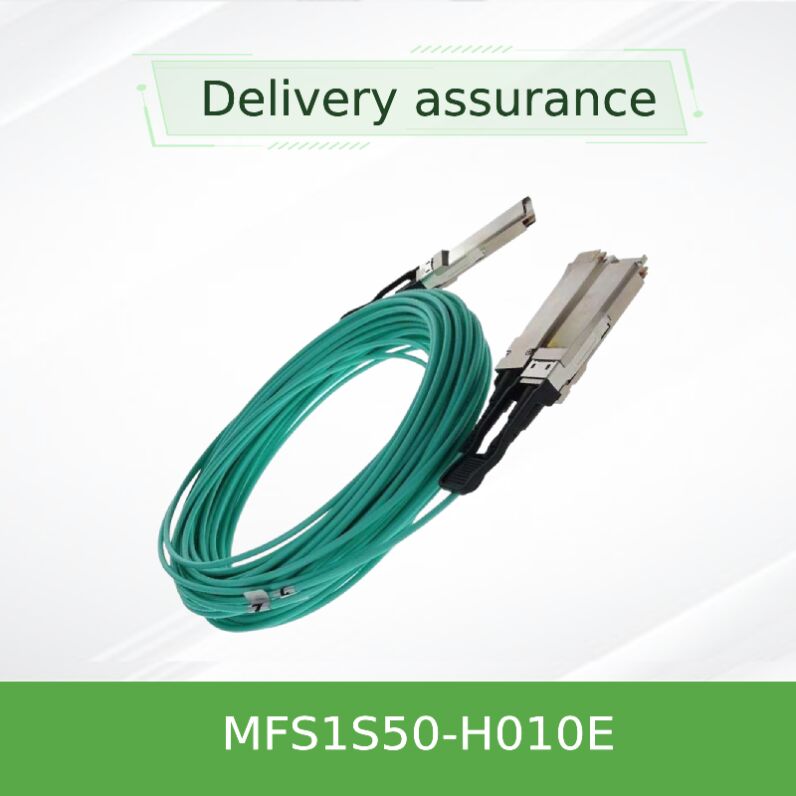 NVIDIA Mellanox MFS1S50-H010E 200 Gbit/s auf 2x100 Gbit/s QSFP56 aktives optisches Splitterkabel 10m AOC