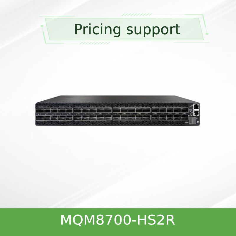 NVIDIA Quantum MQM8700-HS2R 200G InfiniBand-Switch -- 40 Port 16Tb/s Managed Switch mit C2P-Airflow