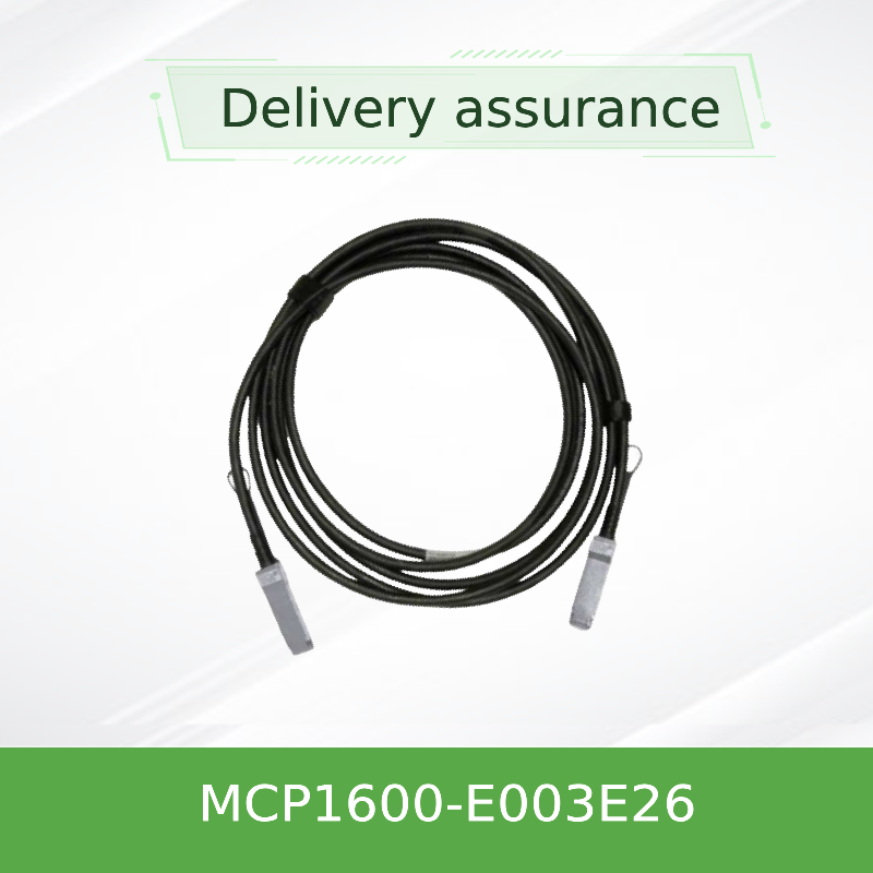 Mellanox MCP1600-E003E26 100 Gbit/s QSFP28 Passives DAC-Kabel – 3 m, 26 AWG, InfiniBand EDR und 100 GbE kompatibel