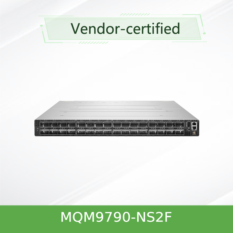 NVIDIA Quantum-2 QM9790-NS2F 400Gb/s InfiniBand-Switch – 64-Port NDR Smart Switch mit 51,2 Tbit/s Durchsatz