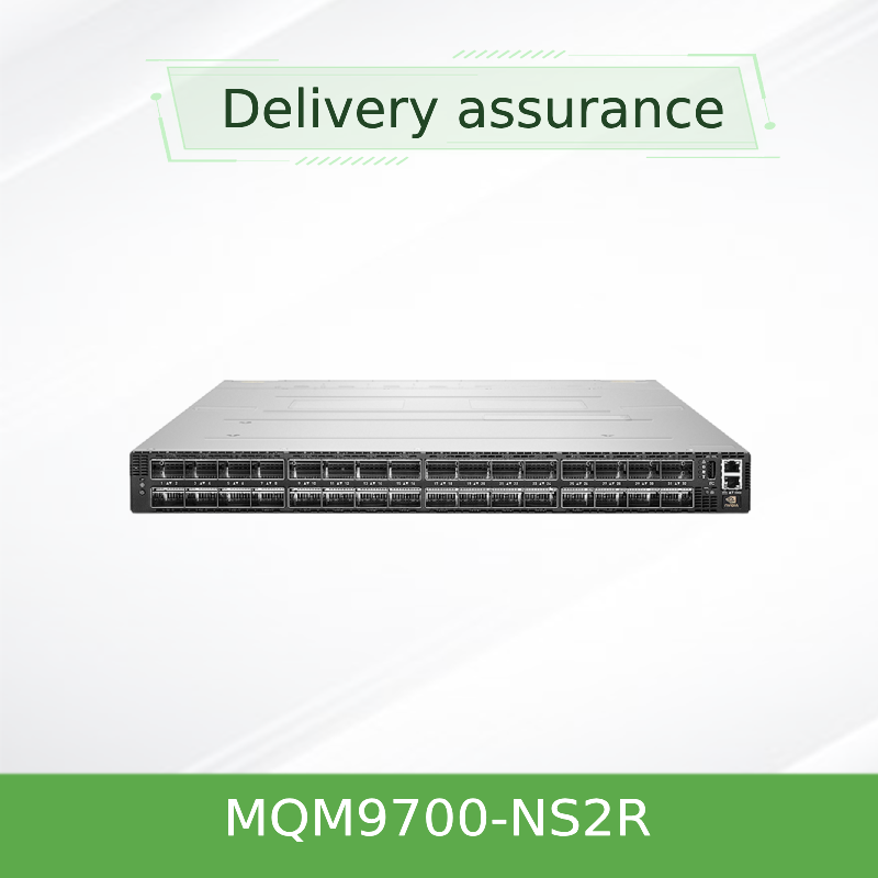 NVIDIA Quantum-2 MQM9700-NS2R 400 Gbit/s InfiniBand Switch – 64-Port NDR, C2P Airflow, On-Board-Management