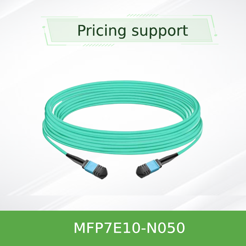 NVIDIA MFP7E10-N050 50m MPO-12/APC Multimode Faserkabel für 400G/800G InfiniBand und Ethernet